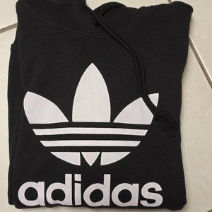 adidas Originals Men's Adicolor Classics Trefoil Hoodie, XL, Black
